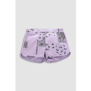 Coccodrillo pantaloni scurti copii culoarea violet, modelator imagine