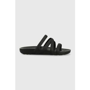 Crocs papuci Splash Strappy Sandal femei, culoarea negru 208217 imagine
