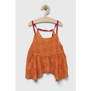 Sisley bluza copii culoarea portocaliu, modelator imagine
