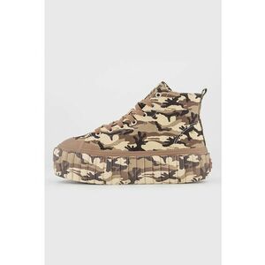 Tenisi flatform cu imprimeu camuflaj S-Hanami imagine