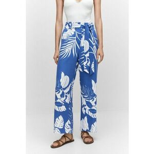 Pantaloni cu imprimeu tropical Twist imagine