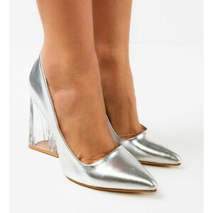 Pantofi dama Samplia Argintii imagine