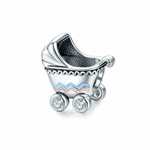 Talisman din argint Baby Stroller imagine