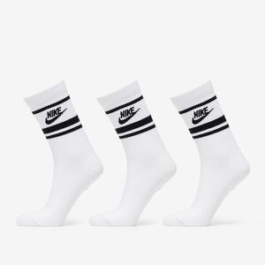 Nike Sportswear Everyday Essential Crew Socks 3-Pack White/ Black/ Black imagine