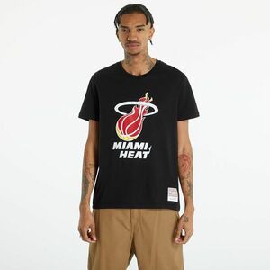 Mitchell & Ness NBA Team Logo Tee Miami Heat Black imagine