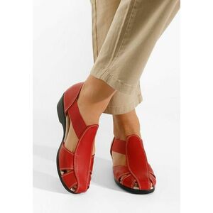 Sandale dama piele Melona V3 rosii imagine