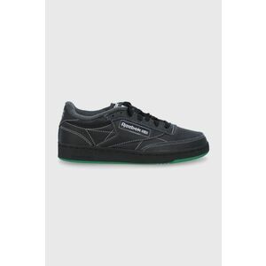 Reebok Classic sneakers Club C 85 culoarea negru, cu toc plat, GX8318 GX8318-CBLK/VCRD imagine