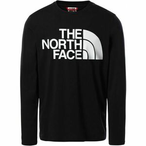 The North Face STANDARD M Tricou mâneci lungi bărbați, negru, mărime imagine