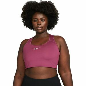 Nike SWOOSH BRA PAD PLUS Bustieră femei, vișiniu, mărime 3x imagine