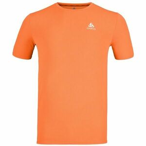 Odlo CREW NECK S/S ZEROWEIGHT CHILL-TEC Tricou alergare bărbați, portocaliu, mărime M imagine