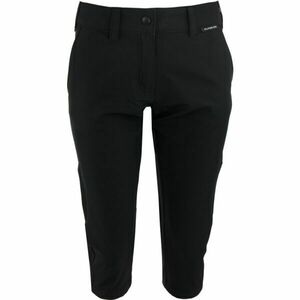 ALPINE PRO GRAFA Pantaloni 3/4 damă, negru, mărime 38 imagine