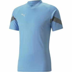 Puma TEAMFINAL TRAINING JERSEY Tricou sport pentru bărbați, albastru deschis, mărime M imagine