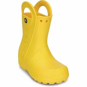 Crocs HANDLE IT RAIN BOOT KIDS Cizme de cauciuc copii, galben, mărime 32/33 imagine