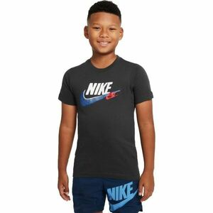 Nike NSW SI SS TEE Tricou pentru băieți, gri închis, mărime XL imagine