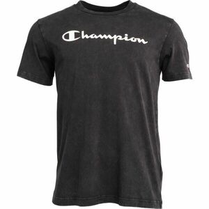 Champion OLD SCHOOL CREWNECK T-SHIRT Tricou bărbați, gri închis, mărime S imagine