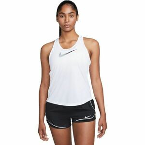 Nike NK ONE DF SWSH HBR TANK Maiou sport damă, alb, mărime L imagine