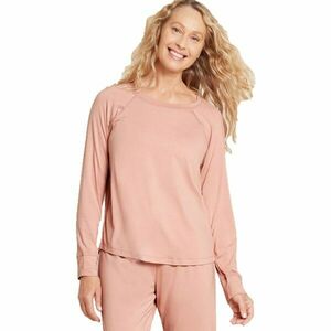 BOODY GOODNIGHT RAGLAN SLEEP TOP Tricou pijama pentru femei, roz, mărime XL imagine