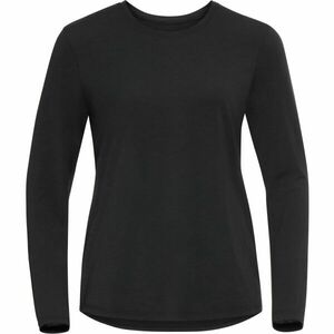 Odlo T-SHIRT CREW NECK L/S HALDEN Tricou femei cu mânecă lungă, negru, mărime L imagine