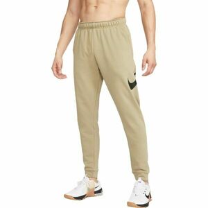 Nike DRI-FIT Pantaloni antrenament bărbați, bej, mărime S imagine