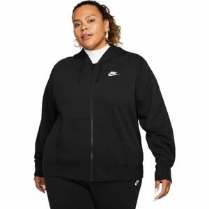Nike NSW CLUB FLC FZ HDY STD PLUS Hanorac femei, negru, mărime imagine
