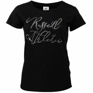 Russell Athletic T-SHIRT W Tricou de damă, negru, mărime imagine