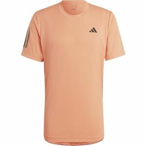 adidas CLUB 3STR TEE Tricou tenis bărbați, portocaliu, mărime M imagine