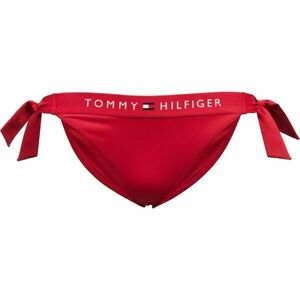 Tommy Hilfiger TH ORIGINAL-SIDE TIE CHEEKY BIKINI Slip de baie damă, roșu, mărime L imagine