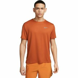 Nike NK DF UV MILER SS Tricou de antrenament bărbați, portocaliu, mărime M imagine