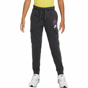 Nike NSW SI FLC CARGO PANT BB Pantaloni de trening băieți, gri închis, mărime S imagine