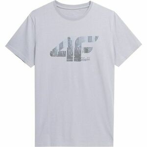 4F MEN´S T-SHIRT Tricou pentru bărbați, gri, mărime S imagine