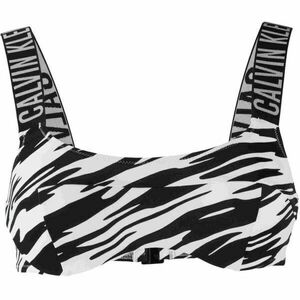 Calvin Klein INTENSE POWER-BRALETTE-UW-PRINT Sutien de baie pentru femei, negru, mărime L imagine