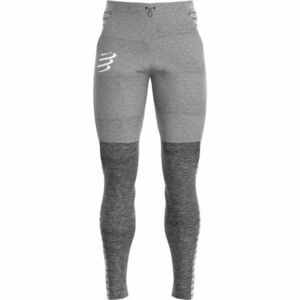 Compressport SEAMLESS PANTS Pantaloni trening bărbați, gri, mărime L imagine