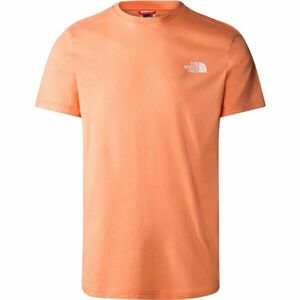 The North Face M S/S SIMPLE DOME TEE Tricou pentru bărbați, portocaliu, mărime S imagine