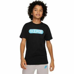 Nike NSW TEE AMPLIFY SP23 Tricou pentru băieți, negru, mărime S imagine