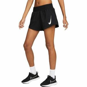 Nike SWOOSH SHORT VENEER VERS Șort femei, negru, mărime M imagine
