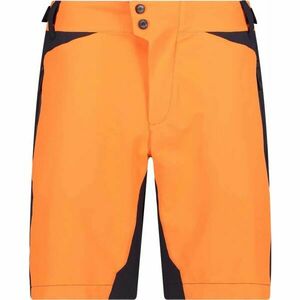 CMP FREE BIKE BERMUDA WITH INNER MESH UNDERWEAR Pantaloni scurți ciclism pentru bărbați, portocaliu, mărime imagine
