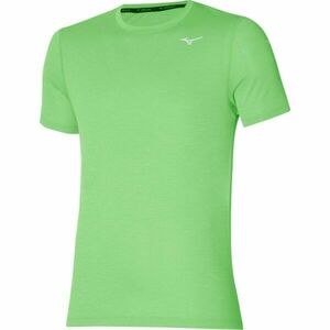 Mizuno IMPULSE CORE TEE Tricou alergare bărbați, verde deschis, mărime XL imagine
