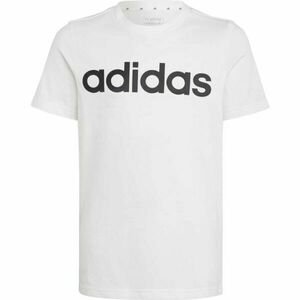 adidas LIN TEE Tricou pentru băieți, alb, mărime 164 imagine