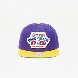 Mitchell & Ness NBA Lakers B2B Snapback Hwc Los Angeles Lakers Purple/ Yellow imagine