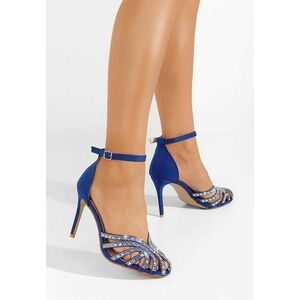 Sandale dama elegante Naiara albastre imagine