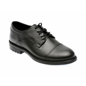 Pantofi OTTER negri, E152, din piele naturala imagine