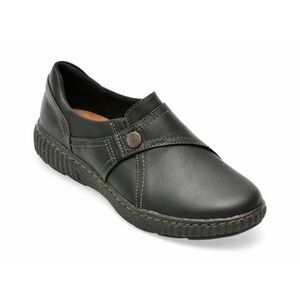 Pantofi CLARKS negri, CAROPEA, din piele naturala imagine