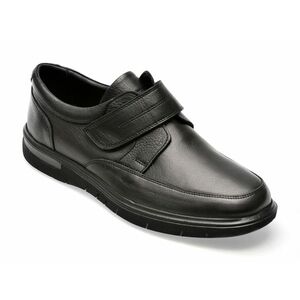 Pantofi OTTER negri, 28044, din piele naturala imagine