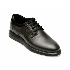 Pantofi OTTER negri, 3051, din piele naturala imagine