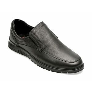 Pantofi OTTER negri, 575, din piele naturala imagine