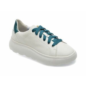 Pantofi GEOX albi, D35TCB, din piele naturala imagine