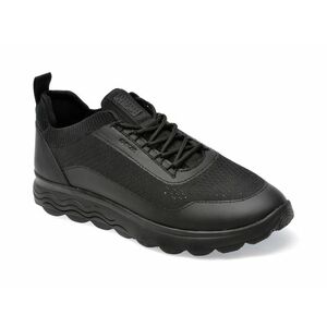 Pantofi GEOX negri, U35BYA, din piele ecologica imagine
