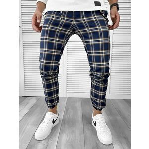 Pantaloni barbati casual in carouri 11964 B2-3.2 imagine