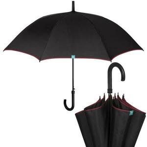 Umbrela ploaie automata baston pentru barbati negru imagine