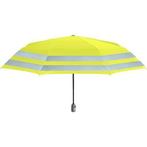 Mini umbrela ploaie pliabila galben neon imagine